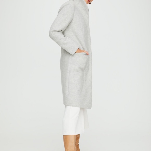 Coocon Wool Coat Long - Picture 4 of 7